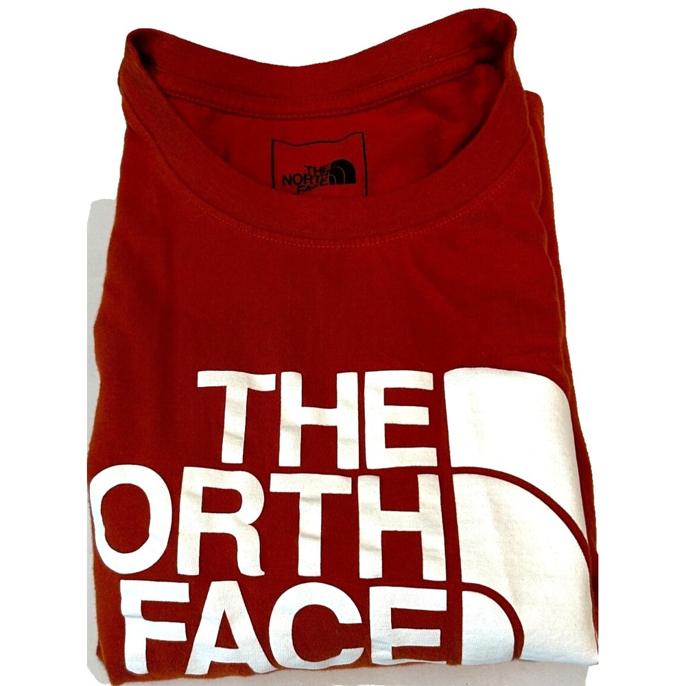The North Face XXL Cotton‎ T-Shirt Orange with White Graphics Tee